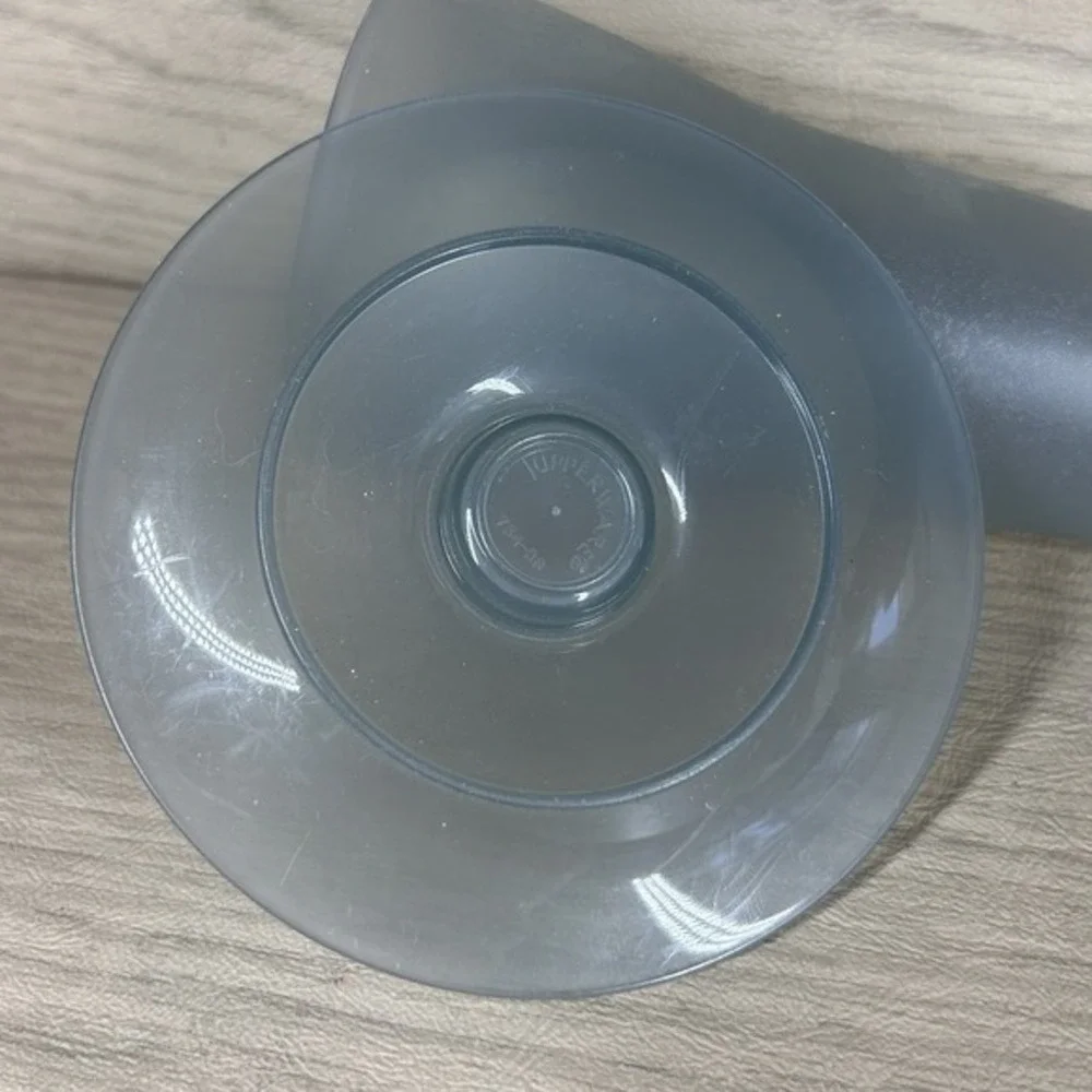 Vintage Tupperware Tall Parfait Sundae Dessert Cup Gray